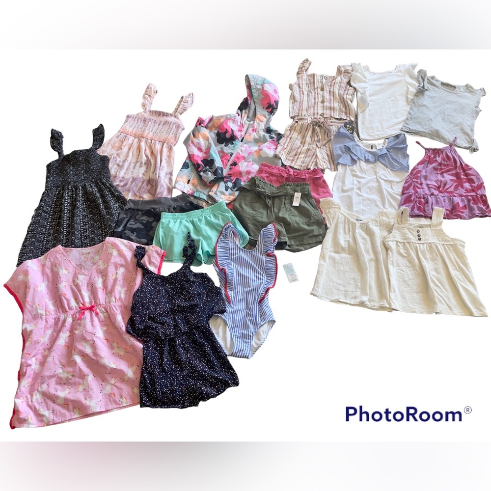 Girls 7/8 summer lot!  This lot contains 18 pieces